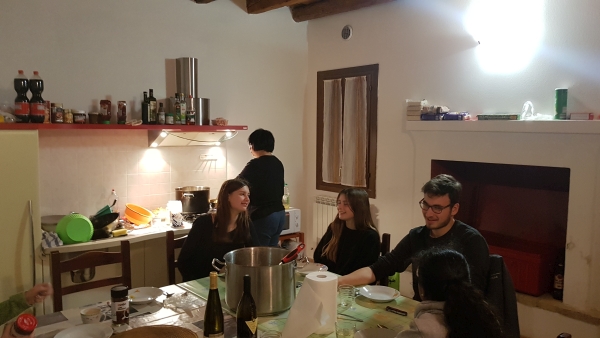 Abendessen Italien Po Delta 2019