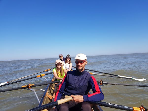 Auf dem schwarzen Meer mit dem Ruderboot 2019