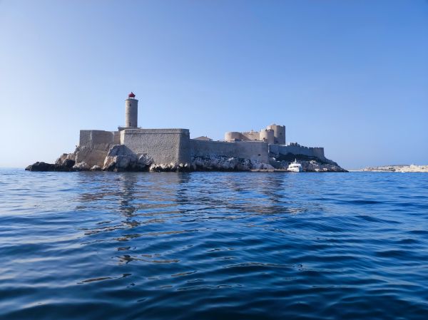 Chateau d´If vom Ruderboot aus Marseille 2022