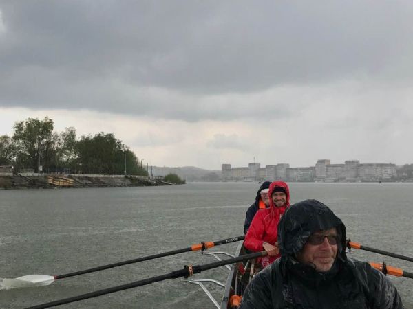 Hagelschauer Ruderboot Tulcea Donau 2019
