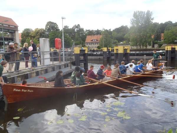Kirchboot beim Schleusenfest Kleinmachnow 2014
