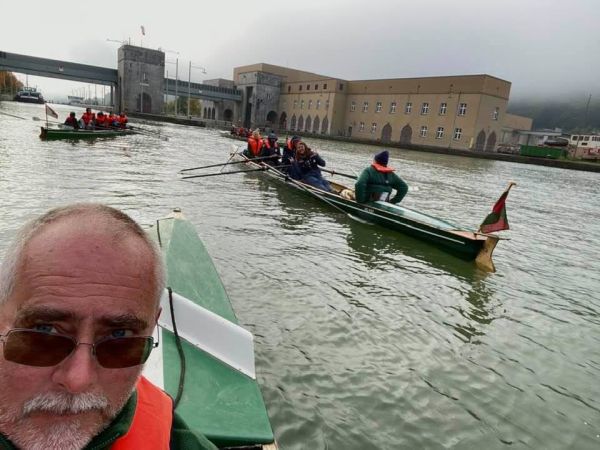 Martins Selfie vor der Donauschleuse 2021