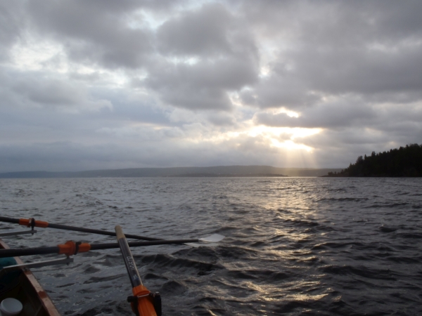 Oslofjord die Sonne kommt durch 2018