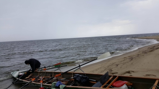 Ostseestrand Weichselmuendung 2017
