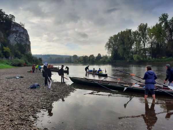 Ruderboot in Weltenburg Donau 2021