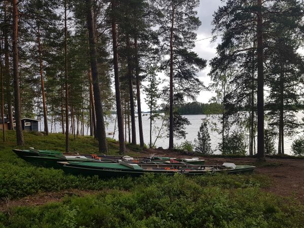 Ruderboote Puumala Campingplatz 2019
