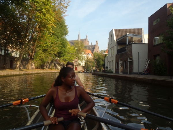 es geht in die Grachten Ruderboot Utrecht 2017
