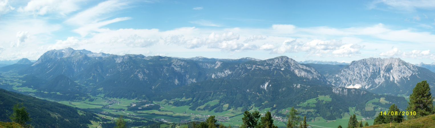 Bergpanorama Dachstein Stoderzinken Kammspitze L10