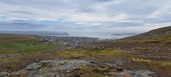 Bergtour zurück nach Torshavn Farörer 2022