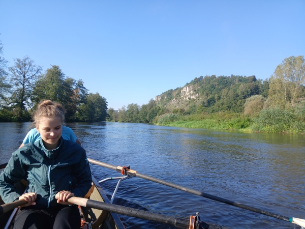 Felsen am Ufer der Naab 2024