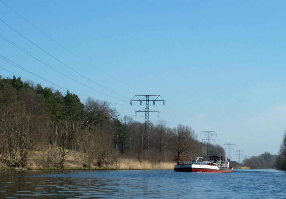 Frachter auf dem Havelkanal 2012