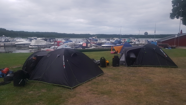 Zelten im Yachthafen Jabel Mecklenburg 2020